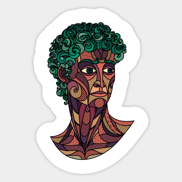 Michelangelo's David by Hung Creations Sticker by HungCreations